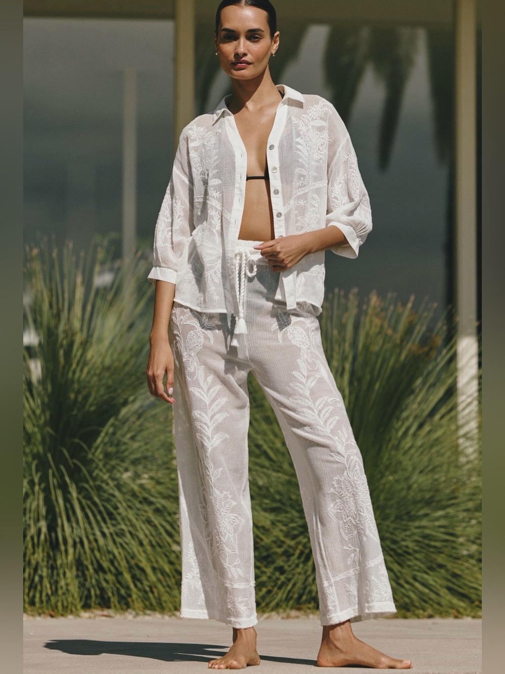 Farm Rio Farm Rio Nina Buttondown Blouse